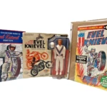 1972 Evel Knievel Action Figure WHITE + action figure