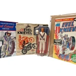 1972 Evel Knievel Action Figure WHITE + action figure
