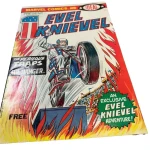 1972 Evel Knievel Action Figure WHITE + action figure