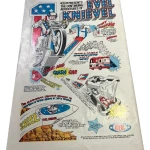 1972 Evel Knievel Action Figure WHITE + action figure